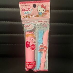 New Hello Kitty Bow Spatula and Rolling Pin Play with Clay